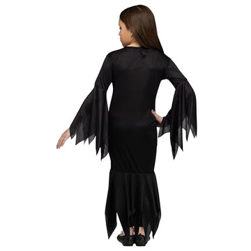Fun World Girls Morticia Child Costume, Small