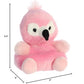 Aurora Pinky Flamingo Stuffed Animal - 5 Inch Pocket-Sized Polyester Toy - Adorable Collectable in Pink - Model 33691