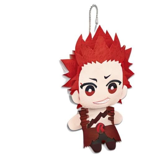 Little Buddy 1701 My Hero Academia Eijiro Kirishima Plush Dangler, 6', Multicolor