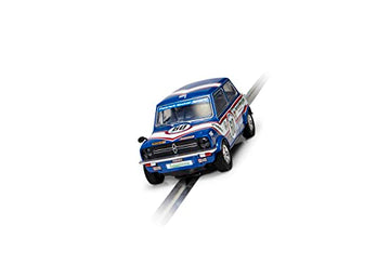 Scalextric Mini 1275Gt - Patrick Motorsport - Richard Longman 1979. Classic Touring., Blue/White