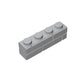 Ttehgb Toy Classic Bulk Brick Block, Masonry Profile Bricks Wall Blocks Parts, 100 Pcs Light Gray 1X4 Masonry Profile Brick, Compatible With Lego Parts And Pieces 15533(Colour:Light Gray), (M0652-23)