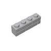 Ttehgb Toy Classic Bulk Brick Block, Masonry Profile Bricks Wall Blocks Parts, 100 Pcs Light Gray 1X4 Masonry Profile Brick, Compatible With Lego Parts And Pieces 15533(Colour:Light Gray), (M0652-23)