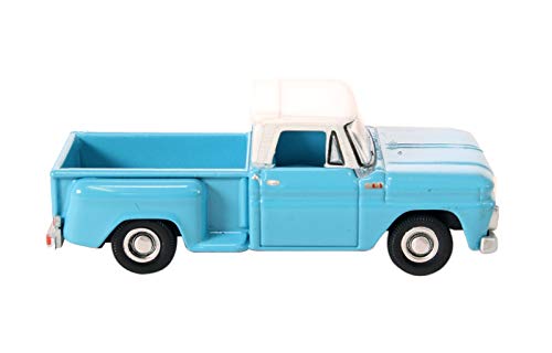 Oxford Diecast 87CP65001 1965 Chevrolet Stepside Pick Up light blue/white 1:87 HO Scale