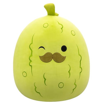 Squishmallows Original 24-Inch Charles Pickle With Mustache - Official Jazwares Plush (Jumbo)