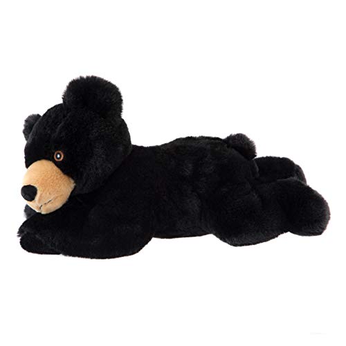 Wild Republic Ecokins Black Bear Stuffed Animal 12 Inch, Eco Friendly Gifts For Kids, Plush Toy, Handcrafted Using 16 Recycled P