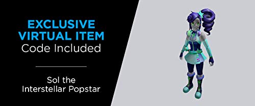 Roblox Imagination Collection - Luna Galactic Popstar Figure Pack [Includes Exclusive Virtual Item]