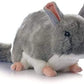 Cute Rabbit 12 Inch Chinchilla Plush Toy Stuffed Animal Toy Plush Animal Doll (Gray + White)