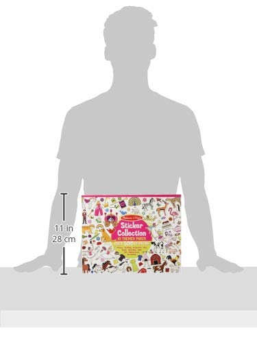 Melissa & Doug Sticker Collection Book: Princesses, Tea Party, Animals, and More - 500+ Stickers - FSC Certified