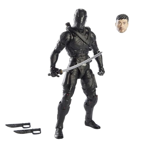 G. I. Joe Hasbro Classified Series : G.I. Joe Origins Snake Eyes Action Figure 16  enhanced 6-Inch Scale Toy with Custom Package Art   Black