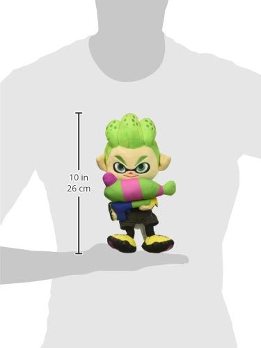 Little Buddy Splatoon 2 Series Inkling Boy Neon Green Plush  10  Multi-Colored