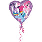 Anagram International My Little Pony Heart Foil Balloon Pack, 18, Multicolor