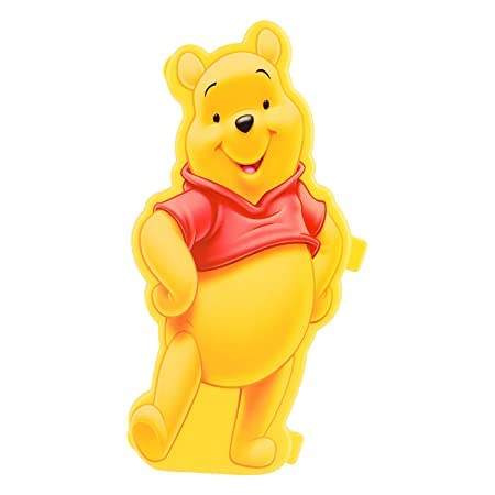 Sonanshi Winnie The Pooh Plastic Kids Pencil Box with Pencil, Eraser, Scale &TimeTable, 1 pc Eraser Free