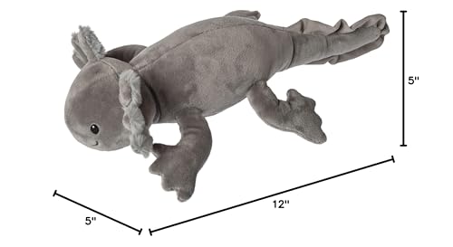 Mary Meyer Axolotl Stuffed Animal Soft Toy, 12-Inches, Grey Otto