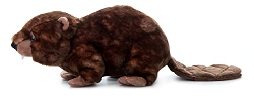 The Petting Zoo Beaver Plush Toy, 12 Inch Brown Stuffed Animal, Gifts for Kids, Model 420345