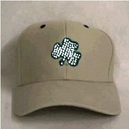 Blinkee Notre Dame Fighting Irish Shamrock Flashing Fiber Optic Cap By