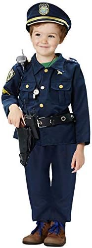 Police Costume For Kids Dress Up Set Role Play Officer With Handcuffs Badge Toys
