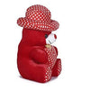 Stuffs Red Color 30 Cm Red Cap Teddy Bear With Heart For Kids And Toddlers 30 Cm - (30 Cm Red Cap Teddy Bear)