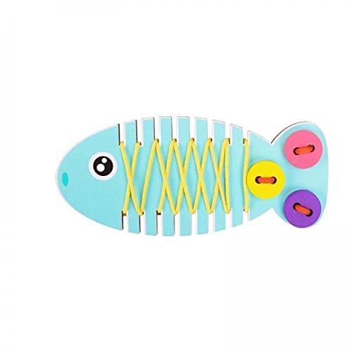 Calandis 2Xmanual Game Threading Line Fish Toy Teaching Aids Children Gift Montessori | Toys For Baby