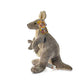Cute Rabbit 10-Inch White Plush Kangaroo Toy - Stuffed Animal Doll