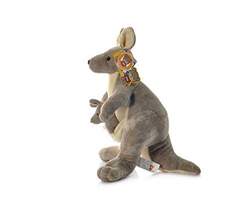 Cute Rabbit 10-Inch White Plush Kangaroo Toy - Stuffed Animal Doll