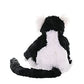 Wild Republic Black And White Lemur, Cuddlekins Mini, Stuffed Animal, 8 Inches, Gift For Kids, Plush Toy, Fill Is Spun Recycled