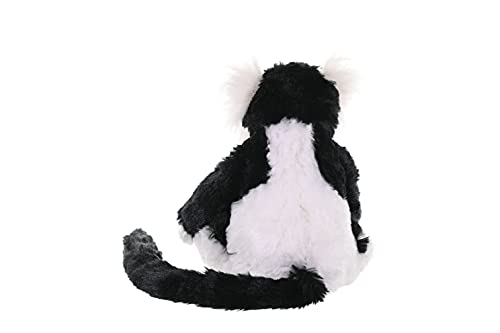 Wild Republic Black And White Lemur, Cuddlekins Mini, Stuffed Animal, 8 Inches, Gift For Kids, Plush Toy, Fill Is Spun Recycled