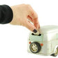 RV Collectibles Coin Bank, Silver Vintage Travel Trailer Camper, 6.5-inch