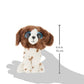 Ty 2007517 Muddles Brown & White Dog Beanie Boo Stuffed Animal, Multicoloured, 15 Cm