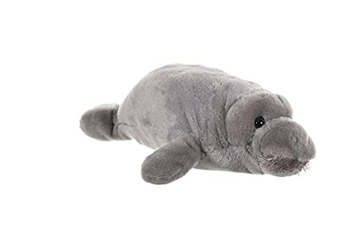 Wild Republic Manatee Plush, Stuffed Animal, Plush Toy, Gifts For Kids, Cuddlekins 10 Inches