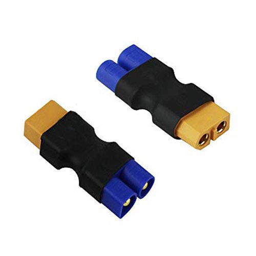 FLY RC 4pcs Male EC3 to Female XT60 Adapter Wireless Connector for RC FPV Drone Car Lipo NiMH Battery Charger ESC