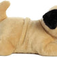Aurora Adorable Flopsie Pug-Ger Stuffed Animal - Playful Ease - Timeless Companions - Brown 12 Inches
