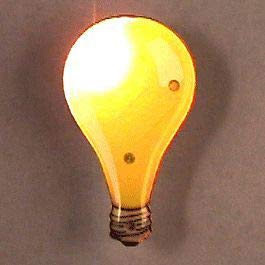 Lightbulb Flashing Body Light Lapel Pins By Blinkee