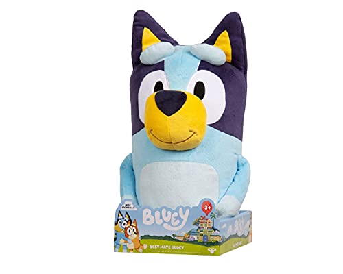 Bluey 18' Stuffed Animal - Playtime & Naptime Companion, Jumbo Size, Soft Deluxe Materials - Huggable Cuddles Best Friend (13010)
