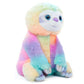 The Petting Zoo Sloth Stuffed Animal Plushie, Ombrez Wildlife Animals, Rainbow Zoologee Sloth Plush Toy 12 inches