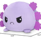 Teeturtle - Giant Moody Axolotl Plushie - Angry Purple Sparkle - Huggable, Soft, Pillowy, Sensory Toy Stuffed Animals That Show