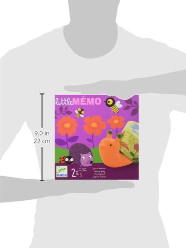Djeco Little Memo Memory Game - Plastic, Mamo Color, Model DJ08552