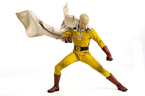 Threezero One Punch Man: Saitama (Season 2 Version) 1: 6 Scale Articulated Figure, Multicolor (3Z0134)