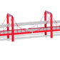 Carrera Bridge Set - Red, Medium - Plastic Material, Model 20061604