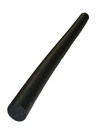 Workoutz 60 Inch Solid Pool Noodle (1 Qty) Commercial Quality Aquatic Float Made In Usa (Black Noodle)