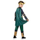 Marvel Loki Official Youth Halloween Costume - Padded Jumpsuit With Detachable Cape And Plastic Headpiece (S) Multi