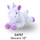 Wild Republic Ecokins Unicorn Stuffed Animal 12 Inch, Eco Friendly Gifts For Kids, Plush Toy, Handcrafted Using 16 Recycled Plastic Water Bottles, 12 Inches