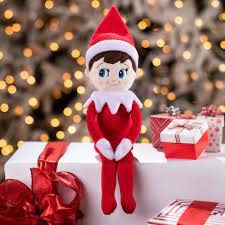 The Elf On The Shelf Matching Take Along Bundle: Plushee Pals 12' Snuggler Boy And 4' Clip On Plush