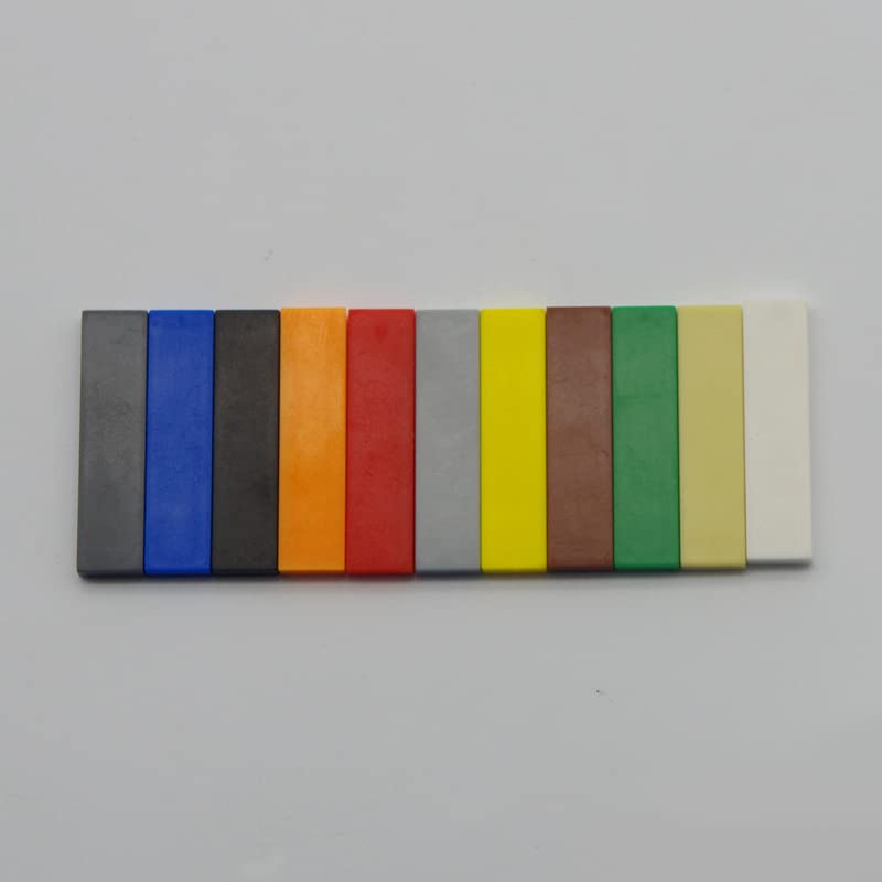 Classic Tiles Block Bulk, Red Tiles 1X4, Building Tiles Flat 100 Piece, Compatible With Lego Parts And Pieces: 1X4 Red Tiles(Col