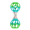 Bright Starts Oball Shaker Rattle Toy for Newborns, Colorful 1 Count Baby Rattle, Engaging Sensory Play for Infants