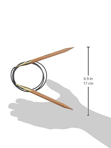 KnitPro KP35346 100 cm x 9 mm Basix Fixed Circular Needles, Birch