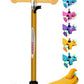 Chromewheels Scooter For Kids, Deluxe 3 Wheel Scooter For Toddlers 4 Adjustable Height Glider With Kick Scooters, Lean To Steer With Led Flashing Light For Ages 3-6 Girls Boys, Yellow