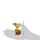 MEDICOM TOY Peanuts Series 6 Baseball Charlie Brown UDF Action Figure, Small, Brown, Model FEB178512, ABS PVC Material