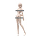 Hiplay 1:12 Scale Female Half-Seamless Action Figure Body -Tall And Plump Body Shape, Large Bust And Fair Skin T86-St03A (White,Large Bust)