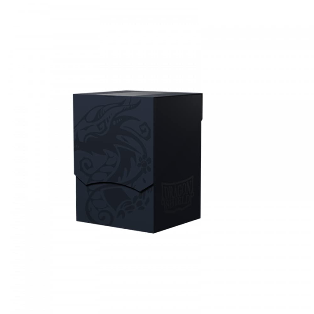 Arcane Tinmen Dragon Shield Card Deck Box – Deck Shell: Midnight Blue/Black – Durable & Sturdy Tcg, Ocg Card Storage – For Pokemon Yugioh Commander & Mtg Magic: The Gathering Cards (At-30756)
