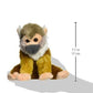 Wild Republic Squirrel Monkey Plush Toy, 8 Inch Yellow Stuffed Animal, Cuddlekins Model 12303